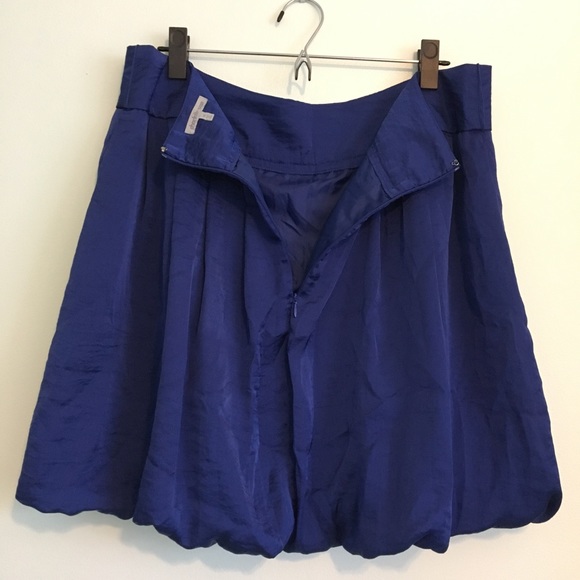 Blue Bubble Skirt Charlotte Russe Size 14 - Picture 2 of 6